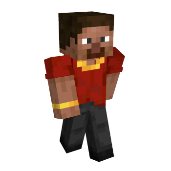 Boy Red Shirt Minecraft Skin