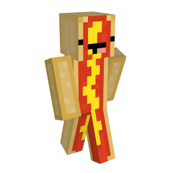Hotdog Derp Minecraft Skin