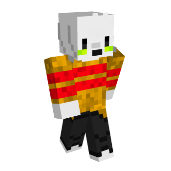 Undertale Lavafall Minecraft Skin