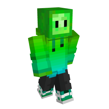 Lime Cyan Minecraft Skin