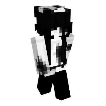 Girl Black Hair Minecraft Skin - Laby