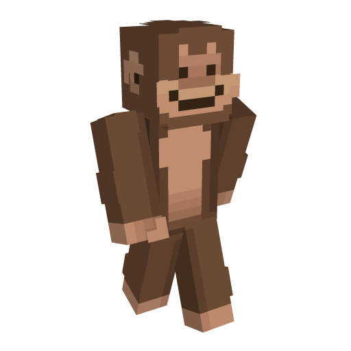 Monkey Animal Minecraft Skin - Laby