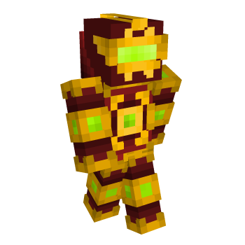 Spaceman Red Minecraft Skin