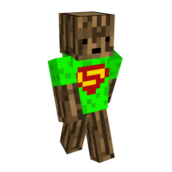 Tree Superman Minecraft Skin