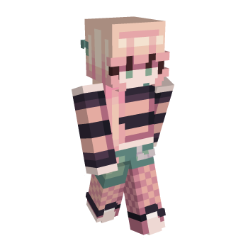 Sneakers Fishnets Minecraft Skin