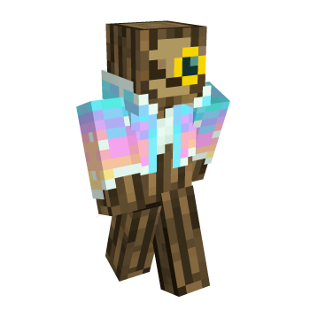 Aurora Wood Minecraft Skin