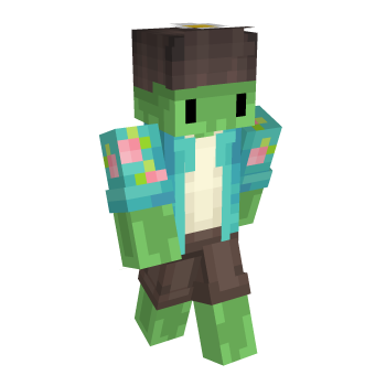 Slime Summer Minecraft Skin