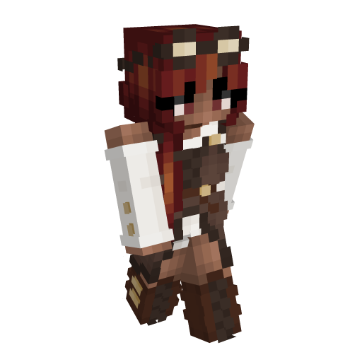 Red Brown Minecraft Skin - Laby