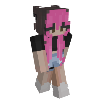 Trendy Brunette Minecraft Skin