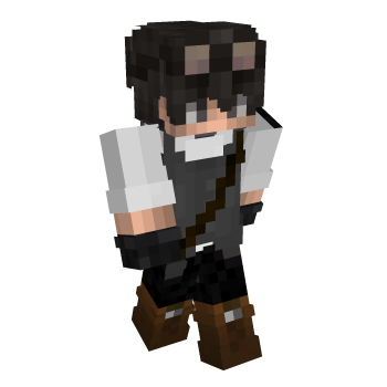 Hair Black Minecraft Skin