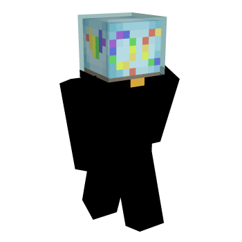 Pride Transparent Head Minecraft Skin