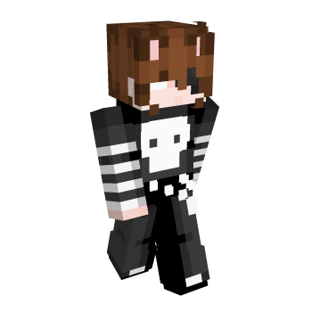 White Punk Minecraft Skin