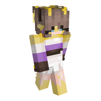 Skirt Pride Flag Minecraft Skin