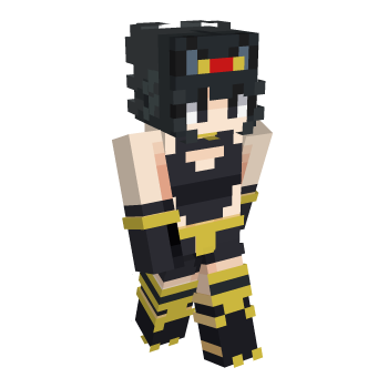 Cat Girl Egyptian Minecraft Skin