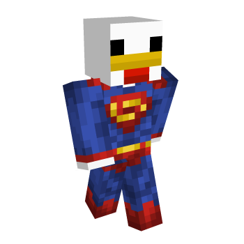 Chicken Superman Minecraft Skin