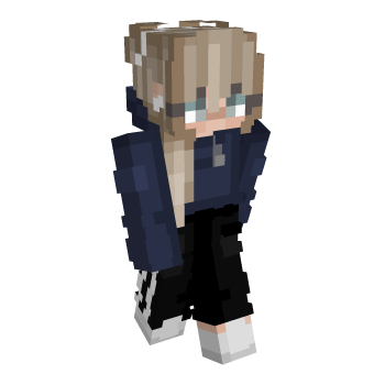 Navy Cute Minecraft Skin