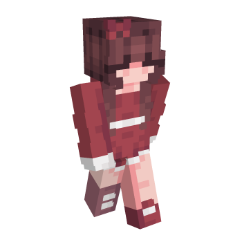 Red Aesthetic Minecraft Skin