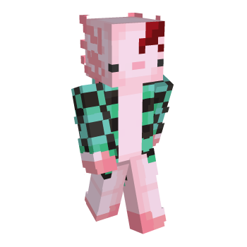 Axolotl Minecraft Skin