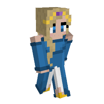 blue dress minecraft skin blue dress rp Minecraft Skin