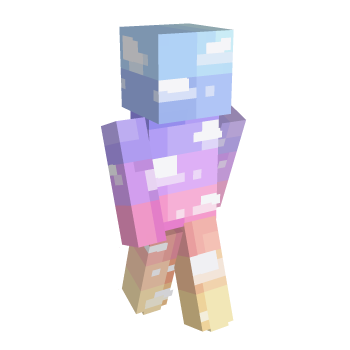 Rainbow Yellow Minecraft Skin