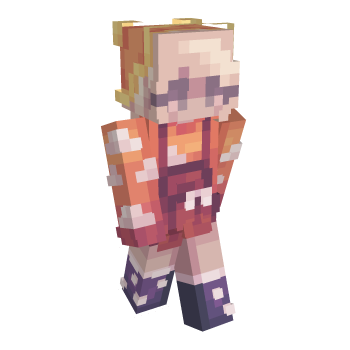 Sunset Aesthetic Minecraft Skin