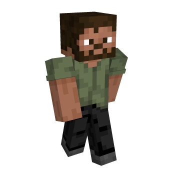 Beard Steve Minecraft Skin