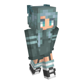 Blue Hair Contest Entry Minecraft Skin
