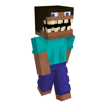 Ugly Steve Minecraft Skin