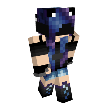 Galaxy Werewolf Minecraft Skin