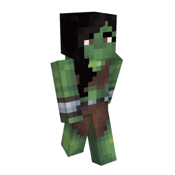 Female Orc Minecraft Skin