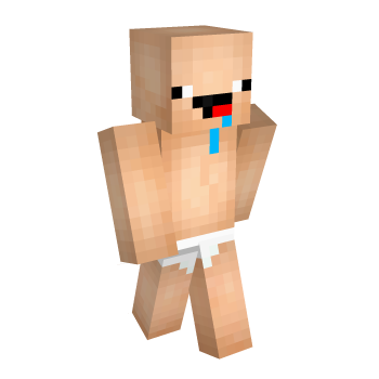 Derp Baby Minecraft Skin