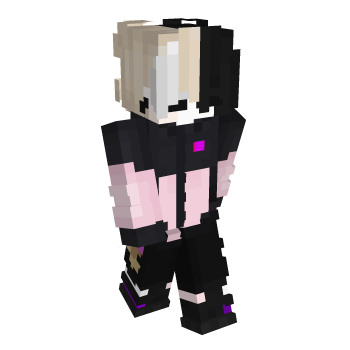 Black And White Minecraft Skin