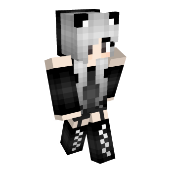 Wolf Girl Emo Minecraft Skin