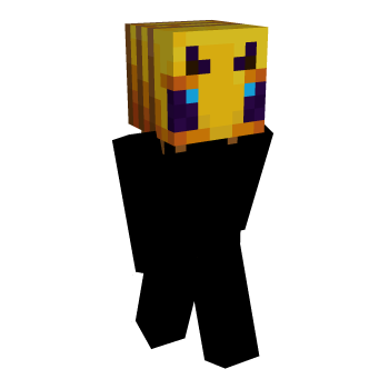 Bee Black Minecraft Skin