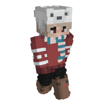Weihnacht Polar Bear Minecraft Skin