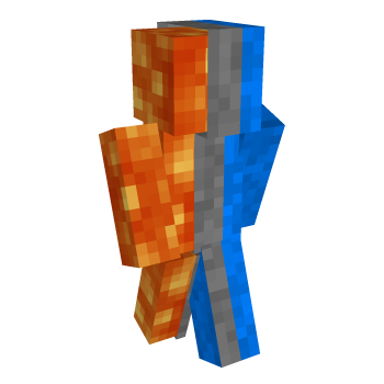 Water Lava Minecraft Skin