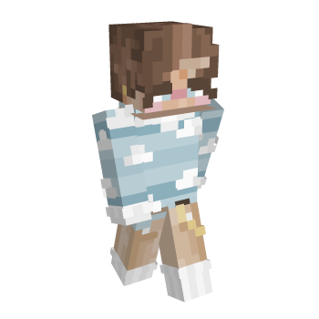 Chain Blonde Hair Minecraft Skin