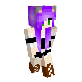 Brookfeather Neko Maid Minecraft Skin