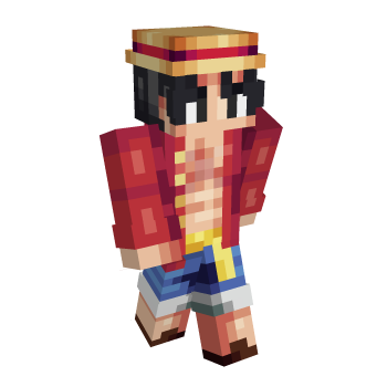 One Piece Luffy Minecraft Skin
