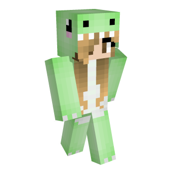 Cute Dino Minecraft Skin