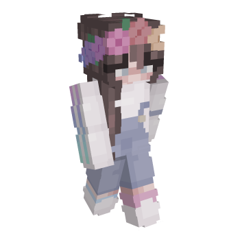 Rainbow Egirl Minecraft Skin