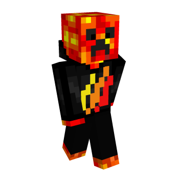 Preston Lava Minecraft Skin