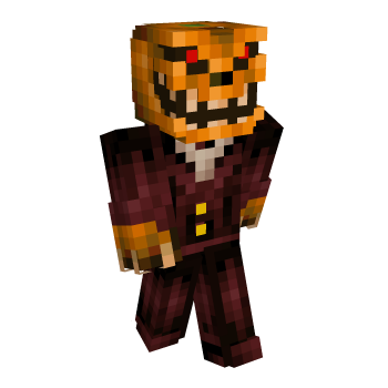 Halloween Pumpkin Minecraft Skin