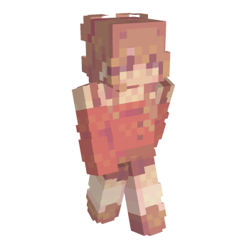 Red Skirt Minecraft Skin