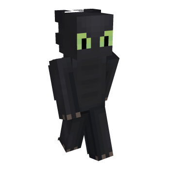 How To Train Your Dragon Toothless Minecraft Skin