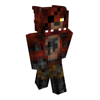 Foxy Fnaf Minecraft Skin