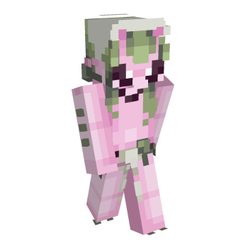 Alien NonBinary Minecraft Skin