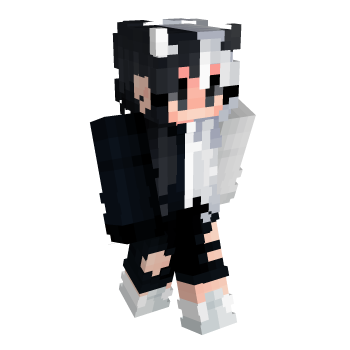 White Cute Minecraft Skin