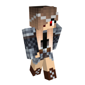 Red Silver Minecraft Skin
