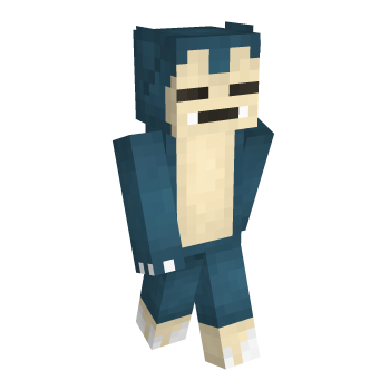 Pokémon Snorlax Minecraft Skin